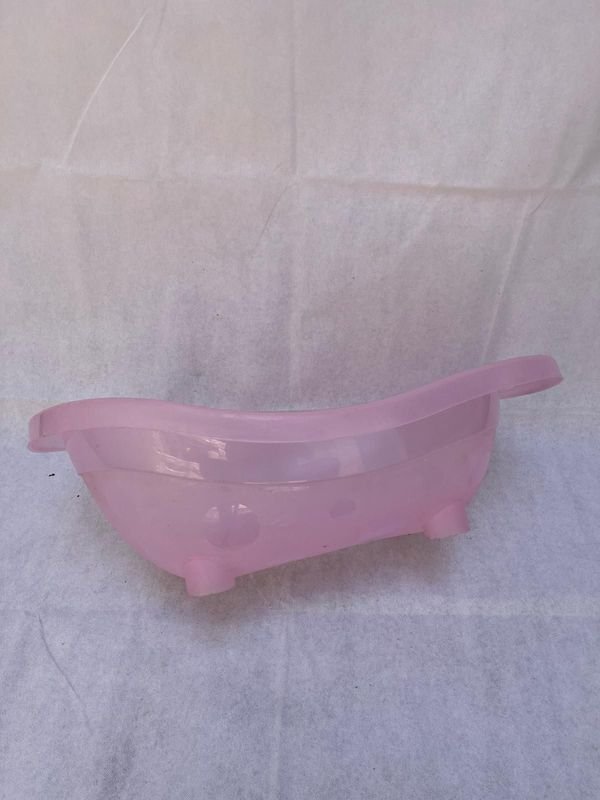 Palangana y botella para bebés en rosa - imagen 2