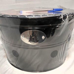 Parrillero Portátil Metálico Negro BBQ Cosmo, 35cm Diámetro, Nuevo en Blister - imagen 3