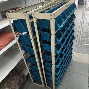 Organizador Vertical Metálico con Gavetas Azules Presto - imagen 3
