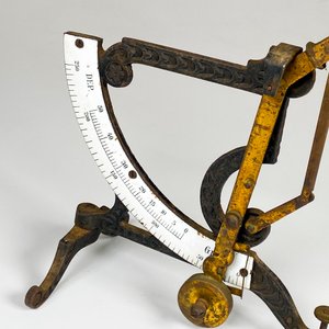 Balanza antigua de cartas ,altura 26 cm - imagen 3