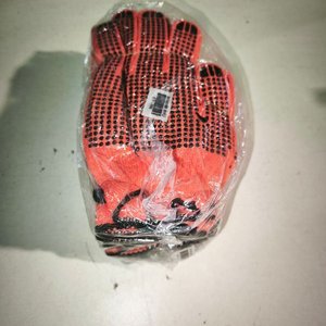 12 Pares de Guantes Antideslizantes Naranja y Negro - imagen 3