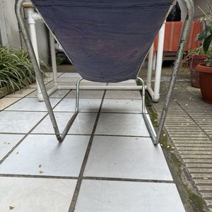 Silla Reposera Plegable Joanna Estructura Metálica Galvanizada - imagen 6