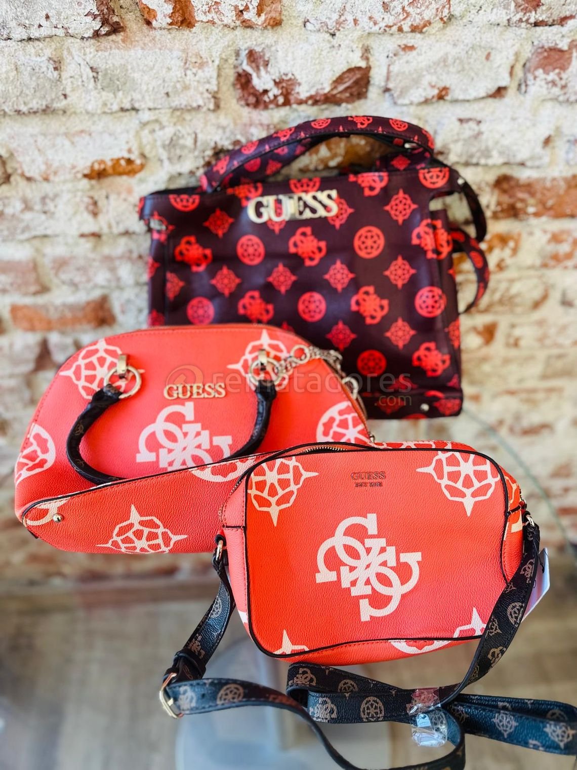 Set de 3 Carteras Guess Estampadas