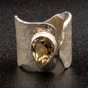 Lote siguiente: Anillo de Plata 950 con Citrino Talla 18mm