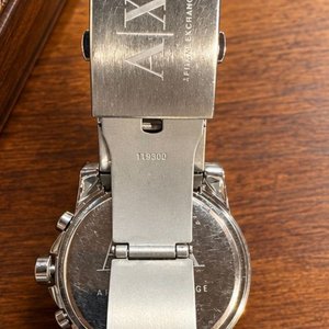 Reloj Armani Exchange AX2085 Cronógrafo Acero Inoxidable Esfera Azul Rose Gold - imagen 2