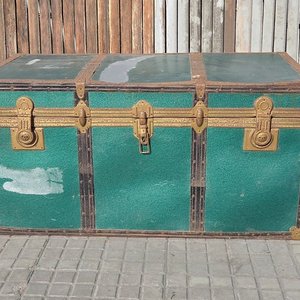 Lote de 3 baúles antiguos de viaje - imagen 24