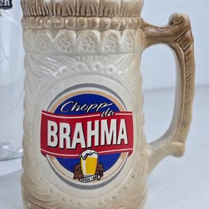 Lote de 4 Jarras y Vaso de Cerveza Heineken y Brahma - imagen 3