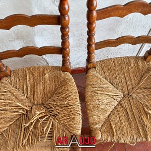 Set de 5 Sillas de Mimbre y Silla de Bebé para Restaurar - imagen 2
