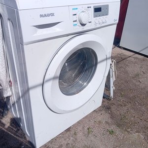 Lote siguiente: Lavarropas Panavox Blanco Funcionando