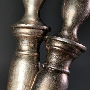 Par de Piezas de Servir "Scholberg" Antiguas de Plata - imagen 13