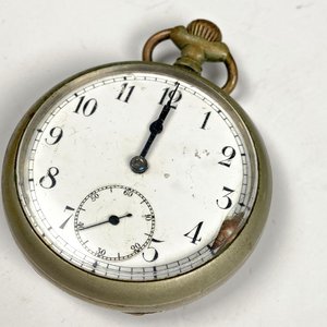 Tres Relojes de Bolsillo Antiguos con Esferas Dañadas - imagen 4
