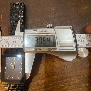 Reloj Bulova 98D164 Rectangular Negro Acero Inoxidable con Cristales - imagen 9