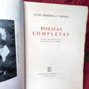 Poesías Completas de Julio Herrera y Reissig - Edición 1942 - imagen 3