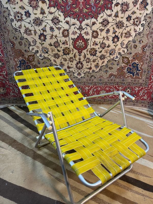 Silla de playa en aluminio, impecable estado y como nueva - imagen 5