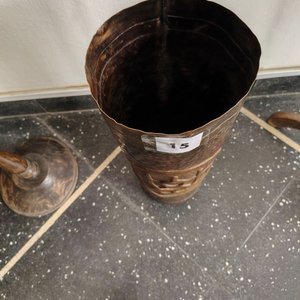 Paragüero de Cobre con Grabado Decorativo - imagen 2
