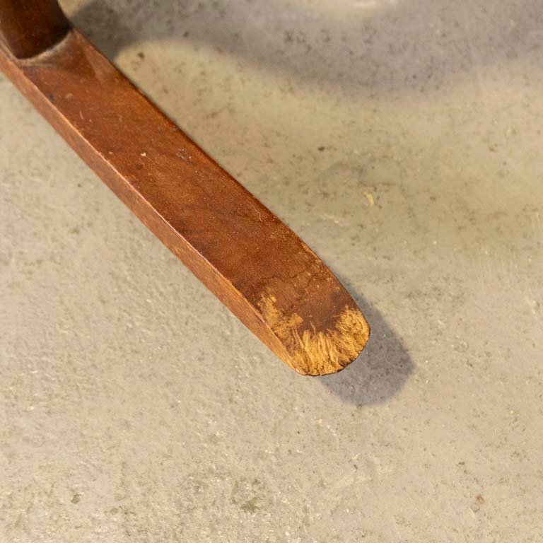 Silla de madera con asiento y respaldo esterilizado - imagen 3