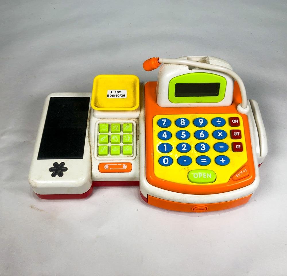 Caja Registradora Infantil Juguete con Teléfono y Calculadora