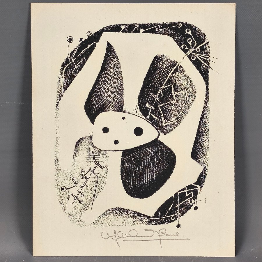 Serigrafía "Unidad" de Ofelia Oneto (1975) - Ediciones El Trébol