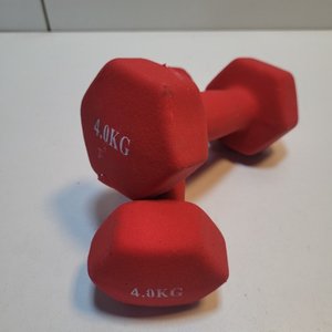 Par de Mancuernas Rojas de 4kg Cada Una - imagen 1