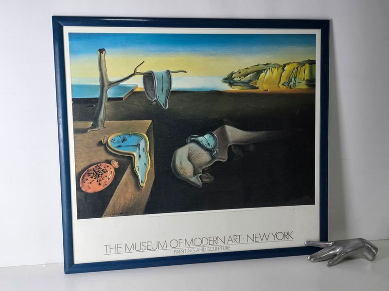 Lámina "La Persistencia de la Memoria" de Salvador Dalí, Enmarcada