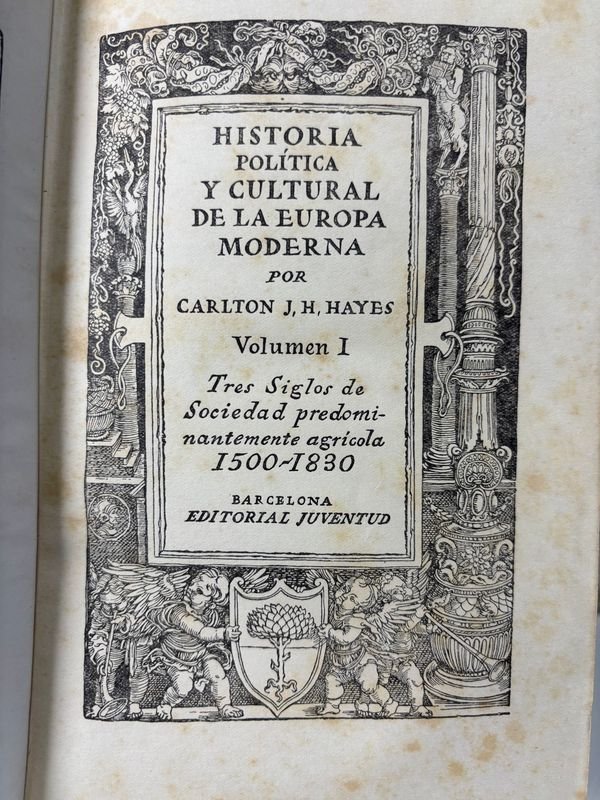 Libros antiguos de Historia Política y Cultural de la Europa Moderna - imagen 2