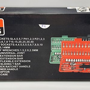 Lote siguiente: Juego de Dados y Puntas de 46 Piezas con Encastre de 1/4''