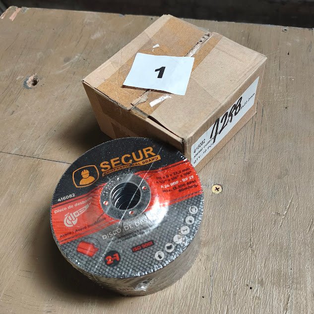 Discos Abrasivos Secur para Amoladora con Caja