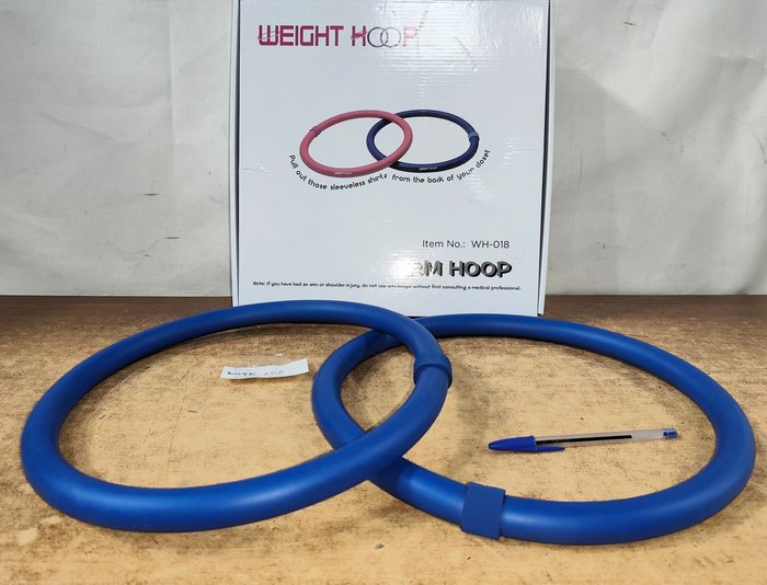 Conjunto de dos aros azules nuevos en caja - imagen 3