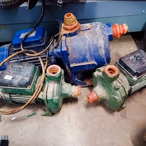Lote anterior: 3 Bombas de Agua Usadas Saer: 2 de 0.5 HP y 1 de 3 HP Trifásica