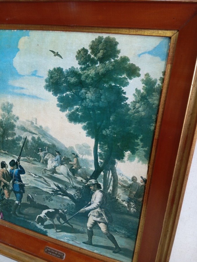 Cuadro de Goya - Partida de Caza - imagen 3