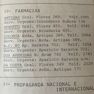 Lote de Colección: Afiche "1ª Exposición Feria Departamental de Artes Plásticas Colonia", Mini Guía de Colonia y Libro "Fogon y Olimpiada" - imagen 4