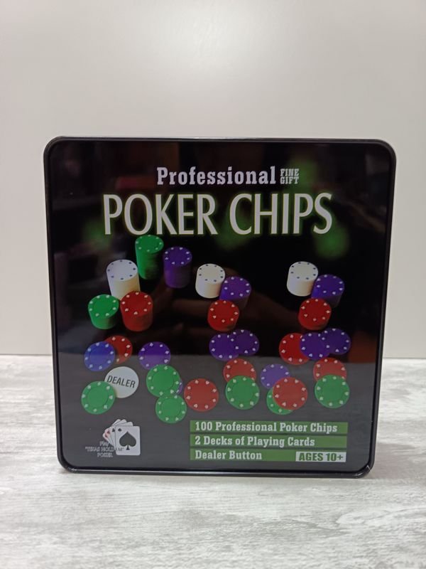 Juego de Poker en Caja de Lata - imagen 2