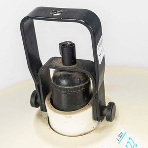 Par de Colgantes de Chapa Blancos, Uno con Cableado - imagen 2