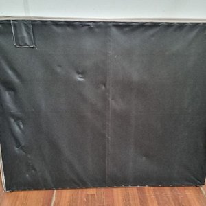Respaldo de Cama Tapizado Beige 160x7x130 cm con Rotura Posterior - imagen 3