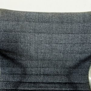 Sillón Giratorio Metálico Tapizado Gris Estilo Herman Miller - imagen 2