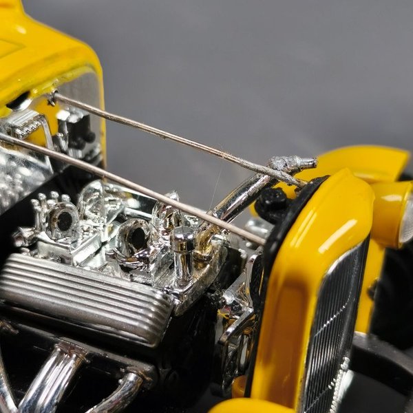 Modelo de coche de 1932 Ford en metal de die-cast, restaurado y detallado - imagen 6