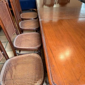 Juego de Comedor de Madera con 12 Sillas Estampilladas - imagen 14