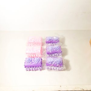 Seis Joyeros Infantiles Decorativos Rosados y Lila - imagen 2