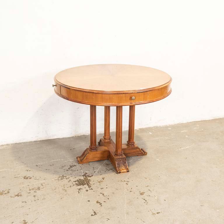 Mesa de sala circular estilo Luis XVI para venta - imagen 1