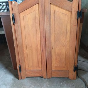 Puerta Vaivén de Madera Natural 90x128 cm - imagen 1