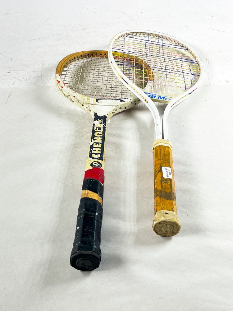 Dos Raquetas de Tenis Wilson y Cherokee Usadas