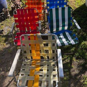 Lote siguiente: Set de 5 Sillas Plegables de Playa