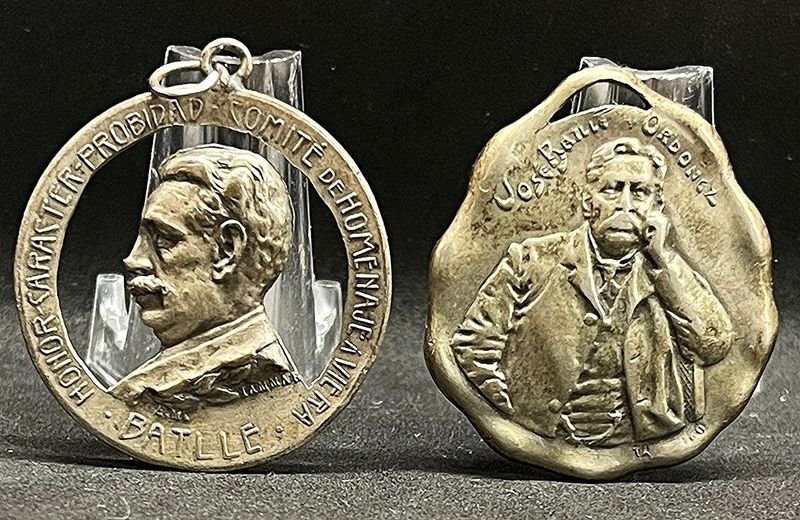 Lote siguiente: Medallas de Batlle y Ordoñez, Partido Colorado