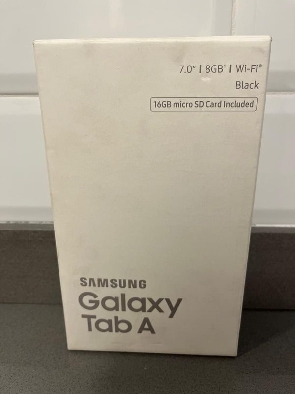 Tablet Samsung Galaxy Tab A 7" Wi-Fi 16GB Negra Nueva en Caja