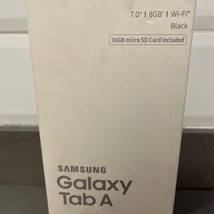 Lote siguiente: Tablet Samsung Galaxy Tab A 7" Wi-Fi 16GB Negra Nueva en Caja