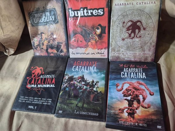 Lote de DVDs: Buitres, Agarrate Catalina y más, Made in Uruguay