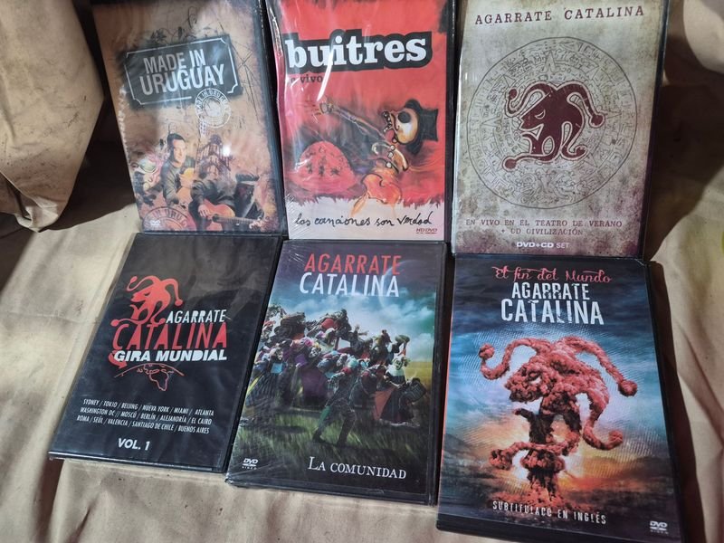 Lote de DVDs: Buitres, Agarrate Catalina y más, Made in Uruguay