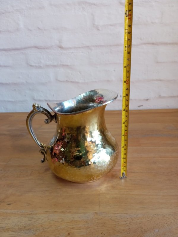 Jarra pulida de 18 cm de alto, una reliquia bronceada - imagen 8
