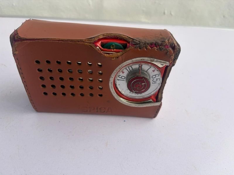 Radio Portátil Spica Japonesa Vintage - Funcionando