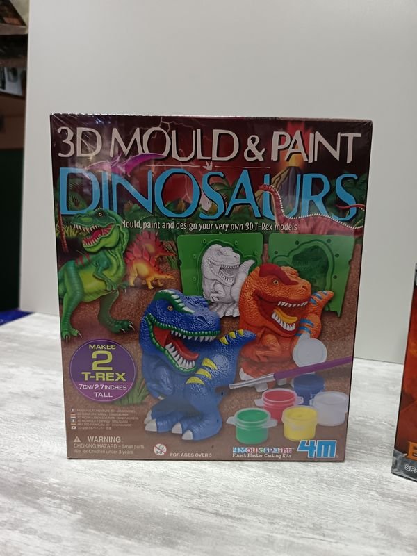 Juguetes de dinosaurios en kit de pintura 3D - imagen 2